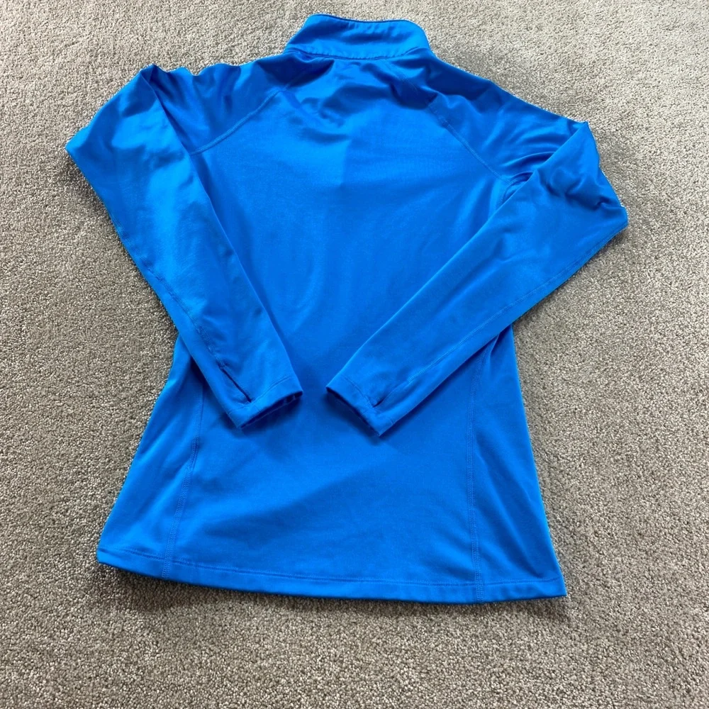 Nike Therma-FIT Training Top Womens Medium Blue Quarter Zip Pullover‎